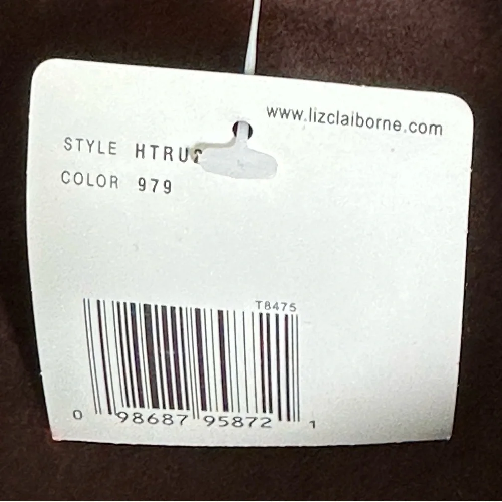 Liz Claiborne Women’s Fedora- Brown Wool Felt With Feather Highlights- NWT